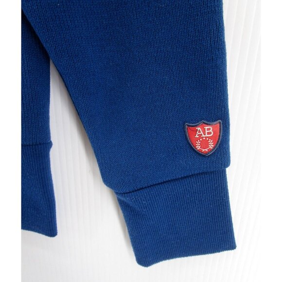 Arthur Beale Sweater Small AB Pullover Crewneck Zip Pocket Casual Logo* - Picture 3 of 11